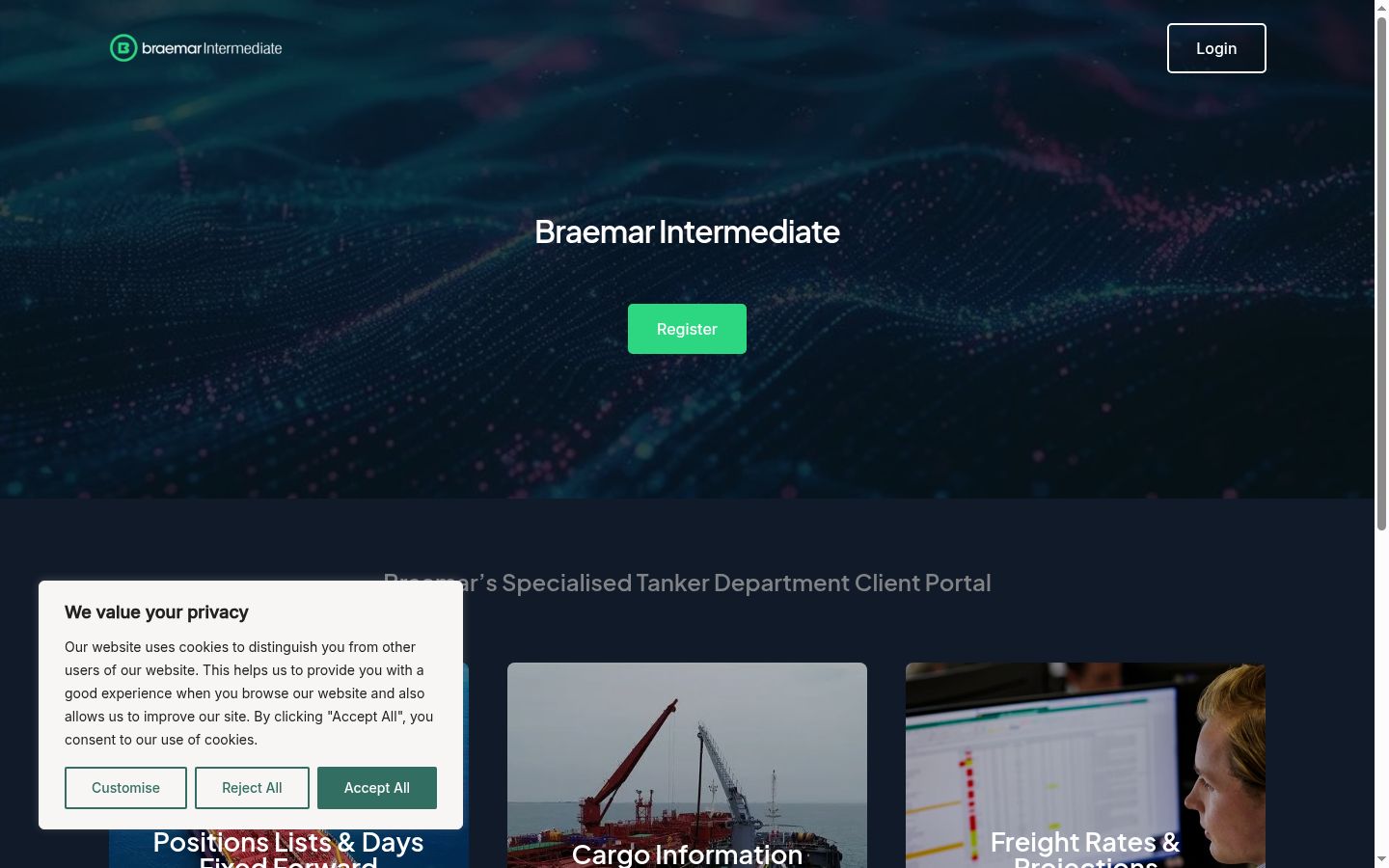 Screenshot van de toestemmingsbanner zoals getoond vóór enige interactie