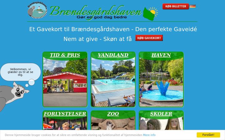 Screenshot of braendesgaardshaven.com