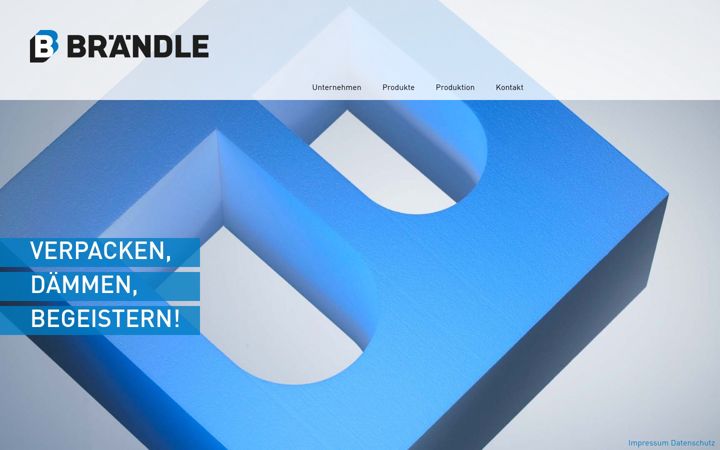 Screenshot of braendle-gmbh.de
