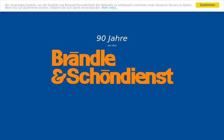 Screenshot of braendle-schoendienst.com