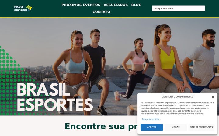 Posnetek zaslona braesportes.com.br