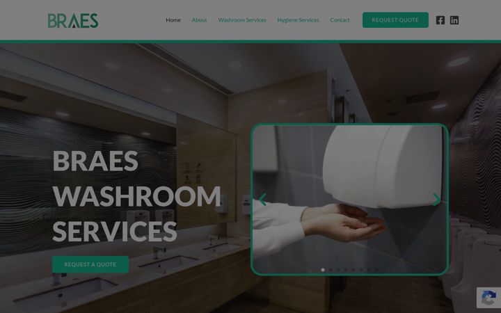 Screenshot ta' braesservices.co.uk