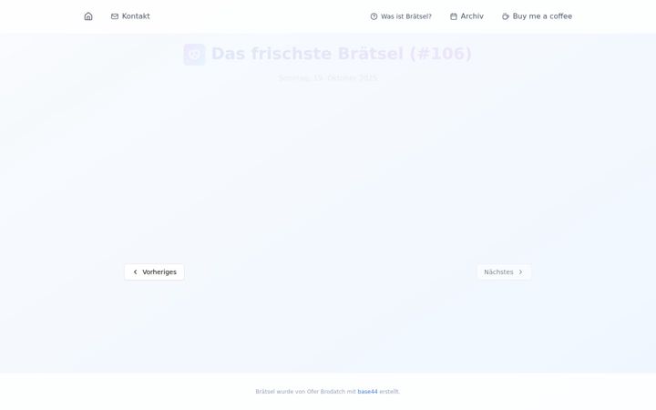 Screenshot of braetsel.de