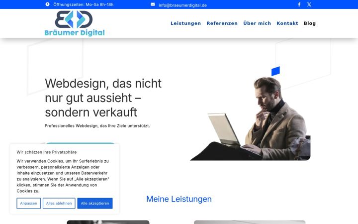 Screenshot of braeumerdigital.de