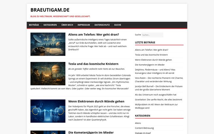 Screenshot of braeutigam.de