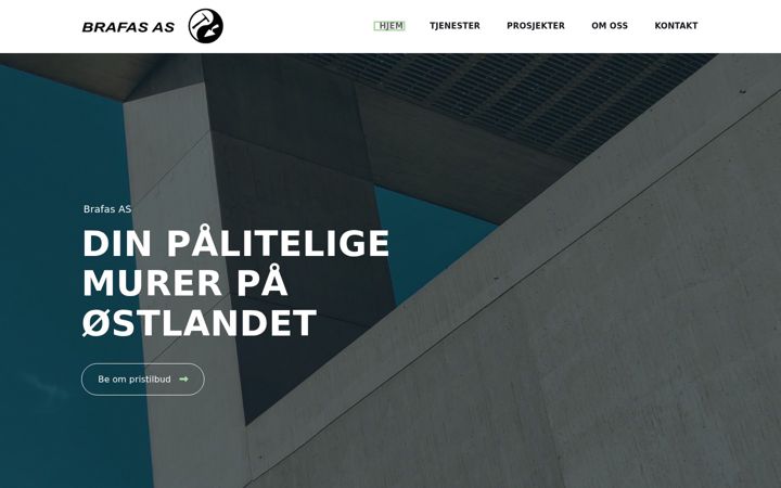 Screenshot of brafas-as.no