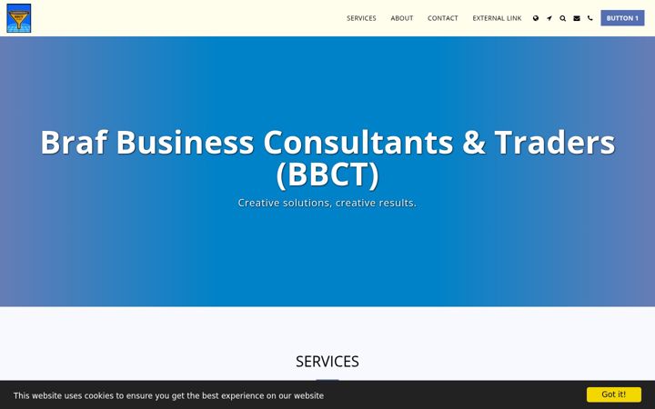 Screenshot of brafbusinesstrading.com