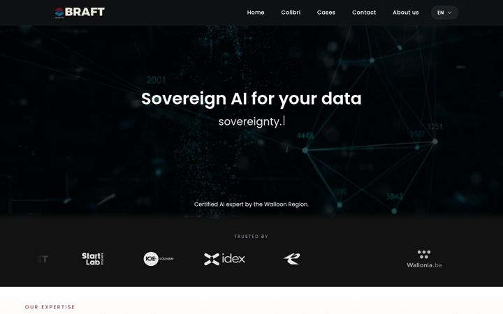 Screenshot of braft.be