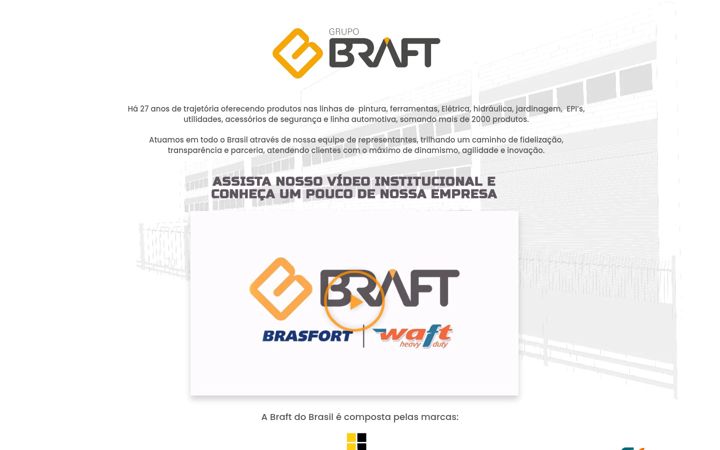 Screenshot of braft.com.br
