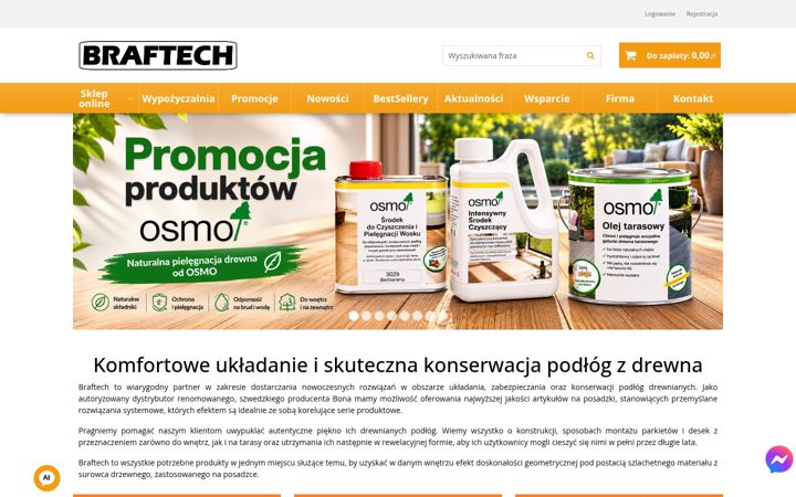 Screenshot of braftech.pl