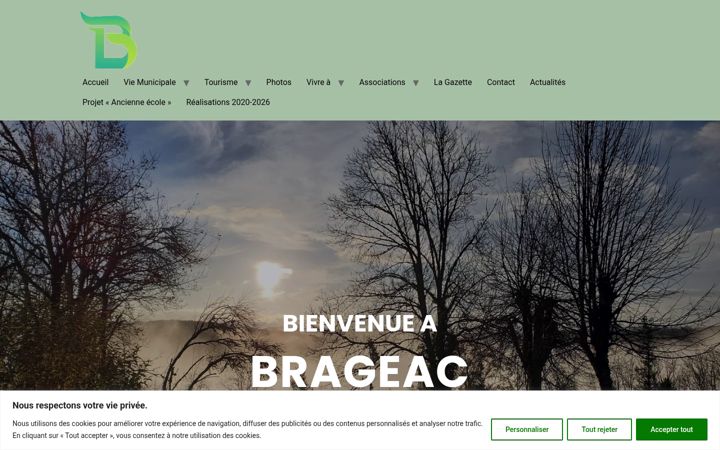 Screenshot of brageac.fr