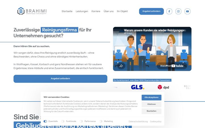 Zrzut ekranu brahimi-service.de
