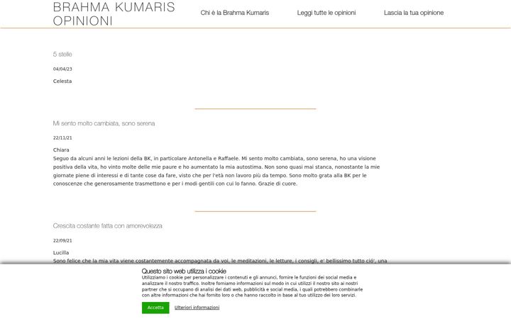 Screenshot of brahmakumarisopinioni.it