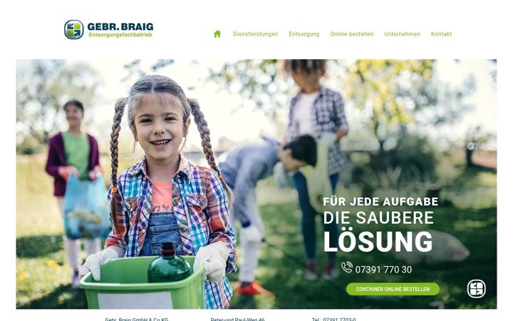 Screenshot of braig-ehingen.de