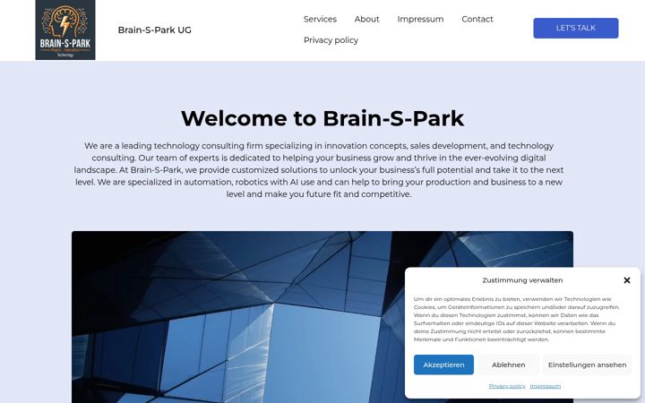 Screenshot of brain-s-park.com