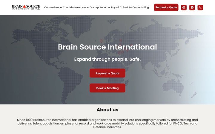 Screenshot of brain-source.com