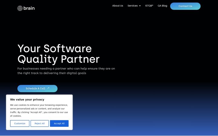Screenshot of brain.eu