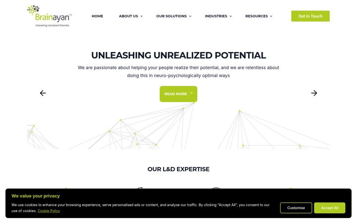 Screenshot of brainayan.com
