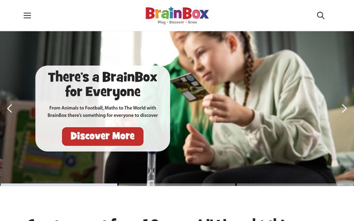 Screenshot of brainbox.co.uk