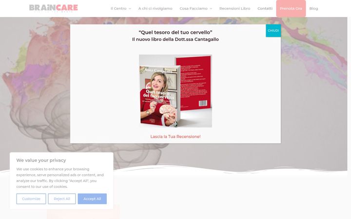 Screenshot of braincare.it