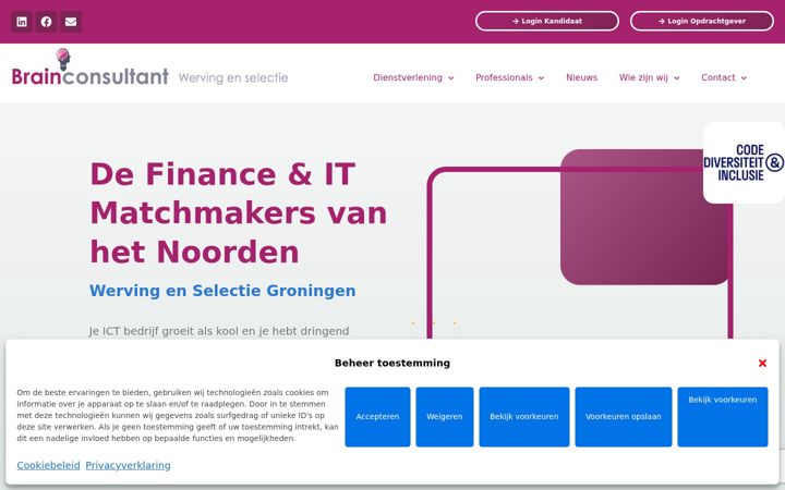 Screenshot of brainconsultant.nl