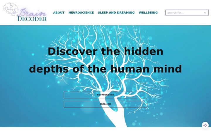 Screenshot of braindecoder.com