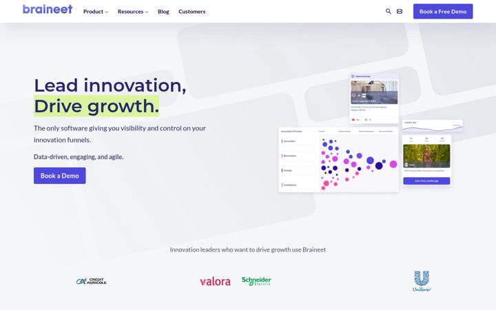 Screenshot of braineet.com