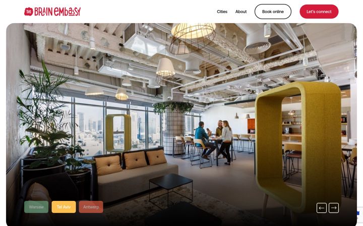 Screenshot of brainembassy.com