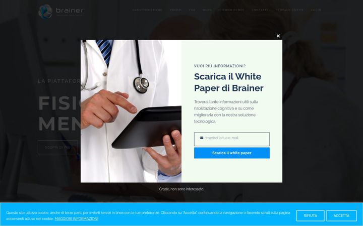 Screenshot of brainer.it