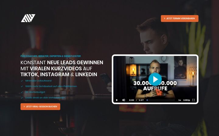 Screenshot of brainfire-media.de