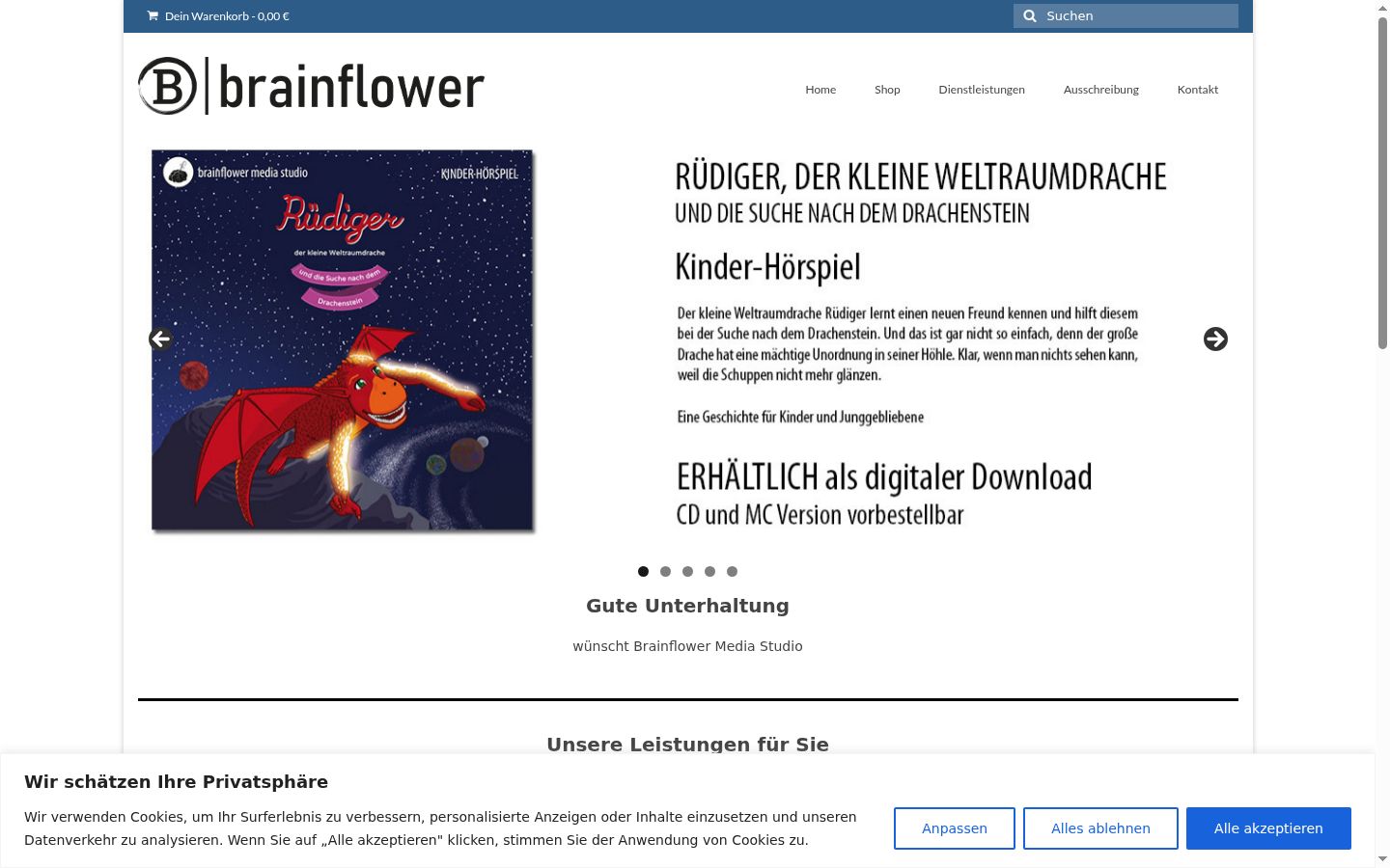 Sutikimo reklamjuostės, rodytos prieš bet kokią sąveiką, ekrano kopija