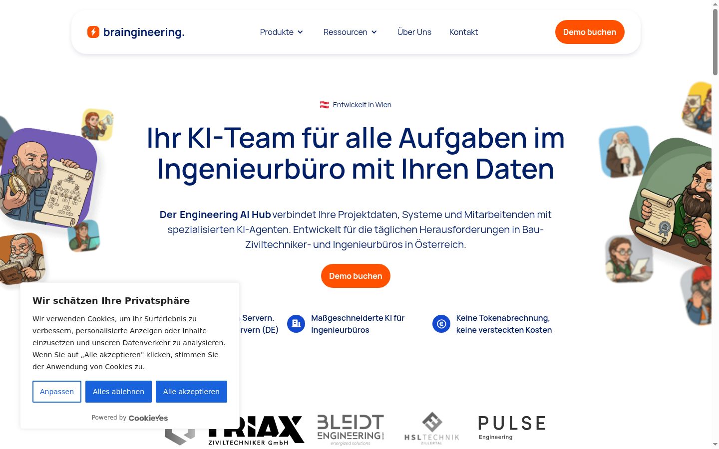 Screenshot tal-banner tal-kunsens muri qabel kwalunkwe interazzjoni