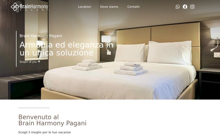 Screenshot of brainharmonypagani.it
