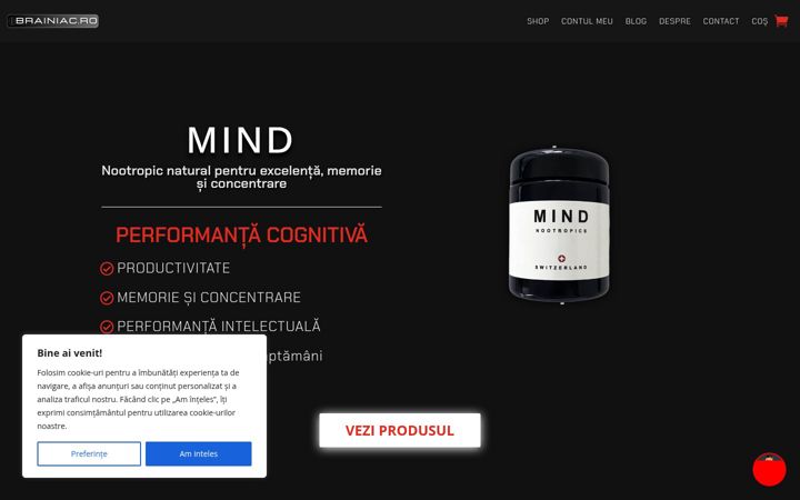 Screenshot of brainiac.ro