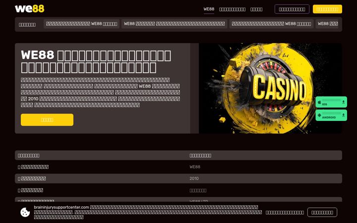 Screenshot of braininjurysupportcenter.com