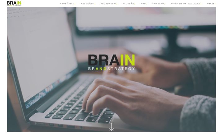 Screenshot of brainint.com.br