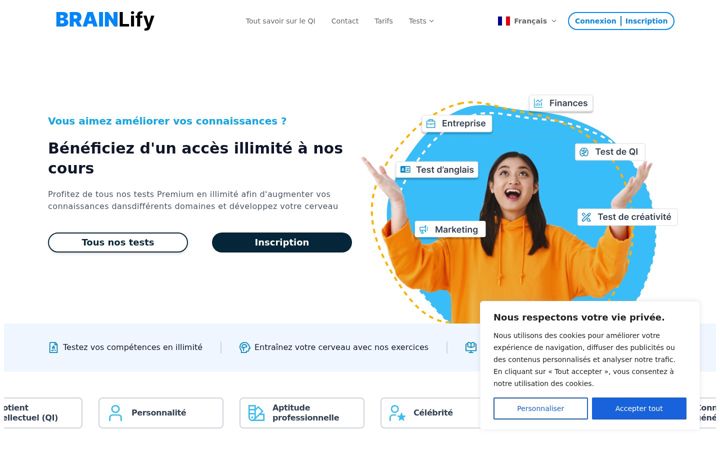 Screenshot of brainlify.ai