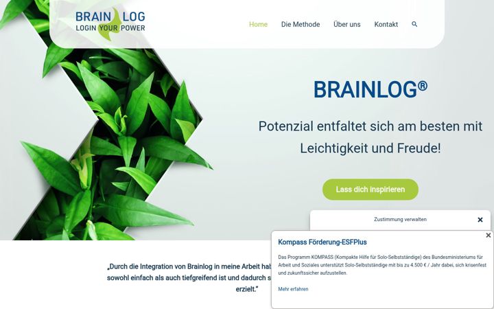 Screenshot of brainlog-akademie.de