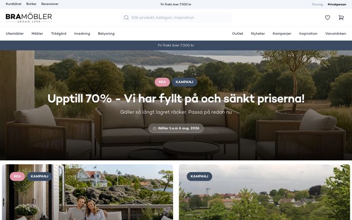 Screenshot of brainnemobler.se