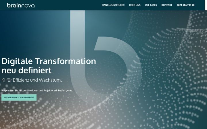 Screenshot of brainnova.ai