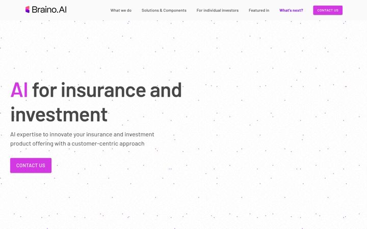 Screenshot of braino.ai