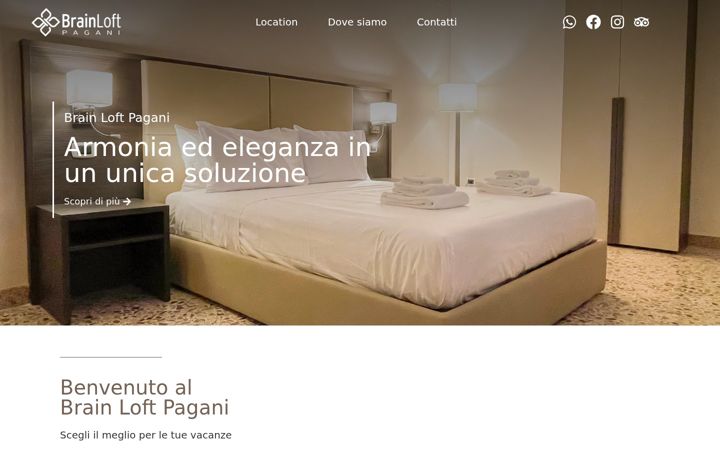 Екранна снимка на brainpalacepagani.it