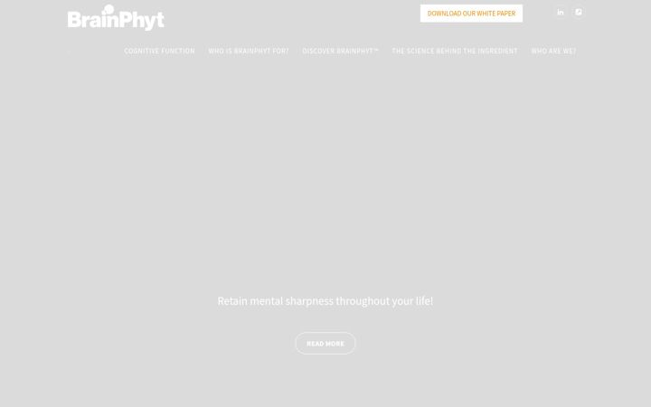 Screenshot von brainphyt.com
