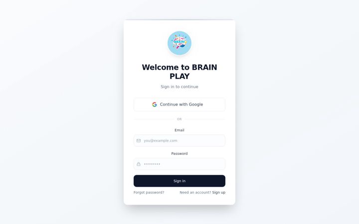 Screenshot of brainplay.net