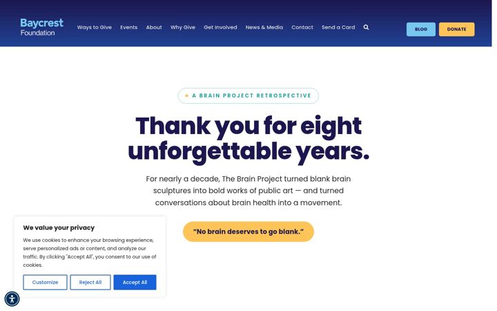 Screenshot of brainproject.ca