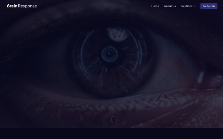 Screenshot of brainresponse.org
