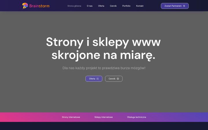 Screenshot of brains.com.pl
