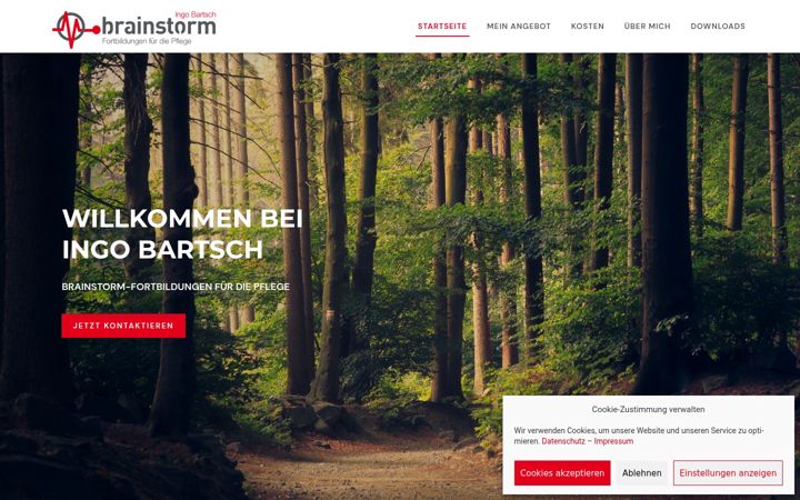 Screenshot of brainstorm-fortbildungen.de