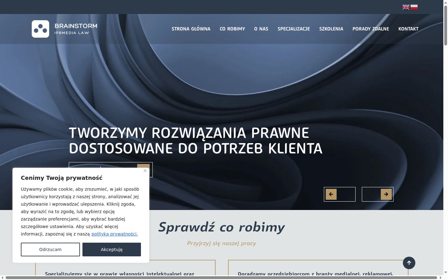 Screenshot tal-banner tal-kunsens muri qabel kwalunkwe interazzjoni