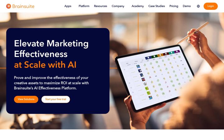 Screenshot of brainsuite.ai